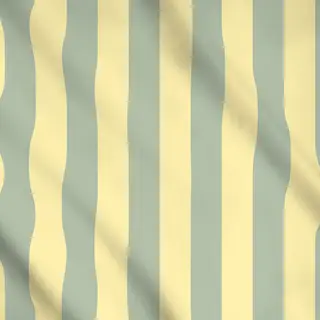 Meterware colors stripes Salbei & Butter