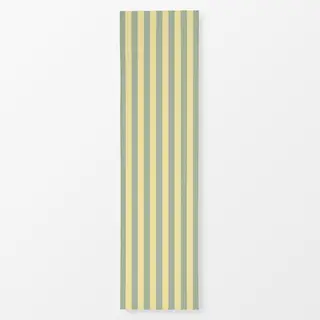 Tischläufer colors stripes Salbei & Butter