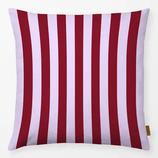Kissen colors stripes Bordeaux & Pastelllila