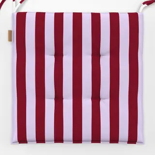 Sitzkissen colors stripes Bordeaux & Pastelllila