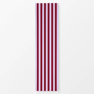 Tischläufer colors stripes Bordeaux & Pastelllila