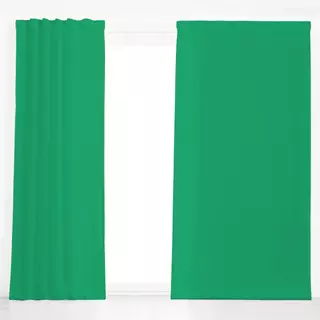 Dekovorhang colors Kunstgrün