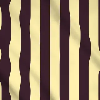 Meterware colors stripes Dunkellila & Butter