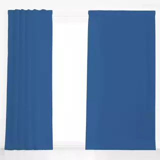 Dekovorhang colors Schwedenblau
