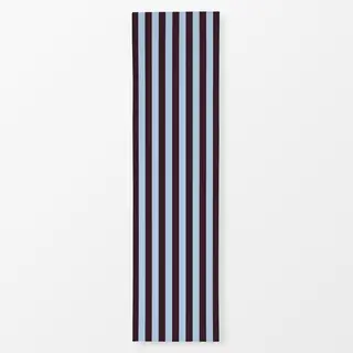 Tischläufer colors stripes Dunkellila & Eis