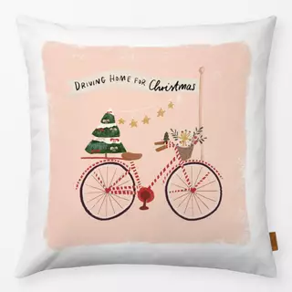 Kissen Weihnachtsfahrrad