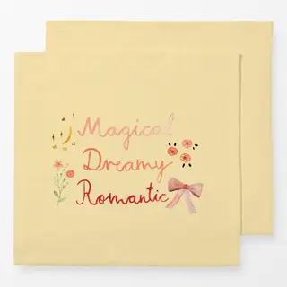 Servietten Midsummer Lettering