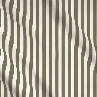 Meterware Stripes Christmas grün weiß