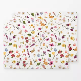 Tischset Easter Fun Flowers and Bunnies