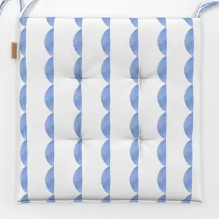 Sitzkissen Midsummer blaue Wellen