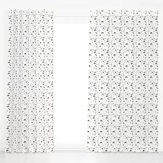 Dekovorhang Halloween Pattern