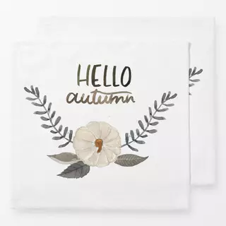 Servietten Cosy Autumn Kürbis Hello