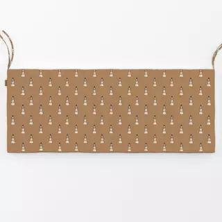 Bankauflage Trees pattern brown