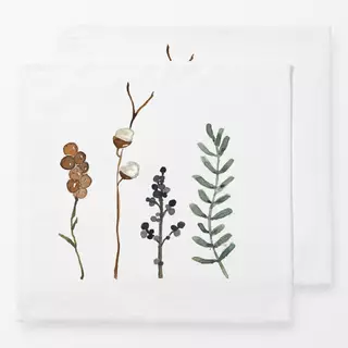 Servietten Cosy Autumn Trockenblumen