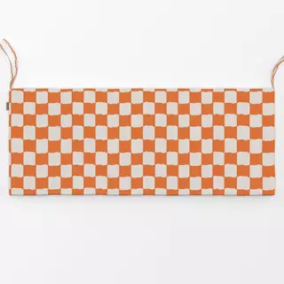 Bankauflage Kachel-Liebe orange