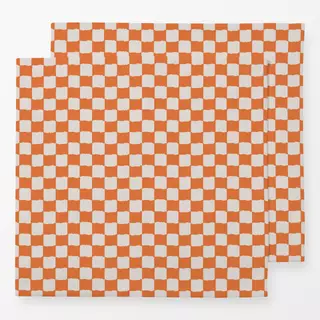 Servietten Kachel-Liebe orange