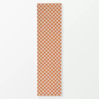 Tischläufer Kachel-Liebe orange