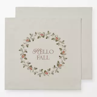 Servietten Cottage home Hello Fall