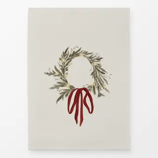 Geschirrtücher vintage christmas wreath