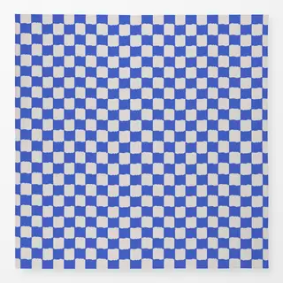 Tischdecke Kachel-Liebe blau