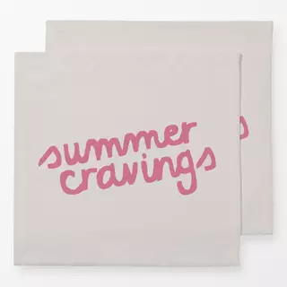 Servietten summer cravings pink