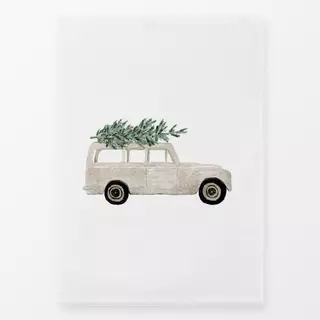 Geschirrtücher Classic christmas car