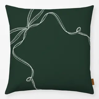 Kissen green bow