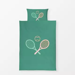 Bettwäsche Vintage Tennis Spiel