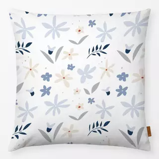 Kissen Sommer Floral blau
