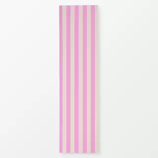 Tischläufer Gestreift Pink und Beige