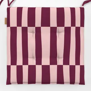 Sitzkissen Rosa-Burgundy