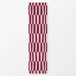 Tischläufer Rosa-Burgundy