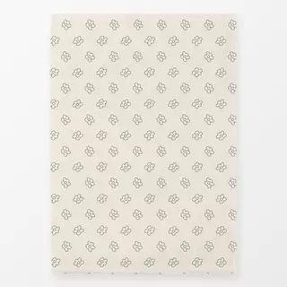 Geschirrtücher Flower Pattern Outline
