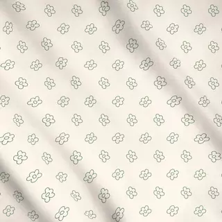 Meterware Flower Pattern Outline