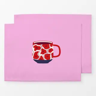 Tischset Poppy Pattern Cup