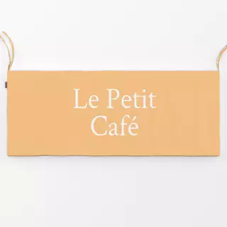 Bankauflage Vintage Le Petit Café Peach