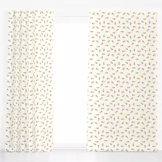 Dekovorhang Funky Fisch Pattern