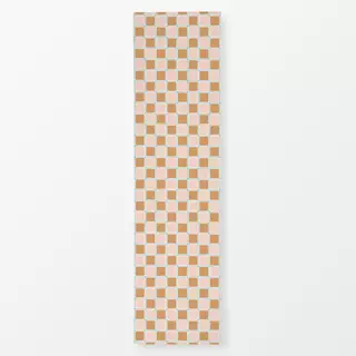 Tischläufer Chessboard Pattern Gold