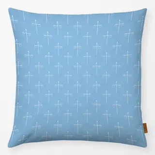Kissen Maibaum Pattern Blue