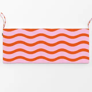 Bankauflage Wave Stripes Sunset