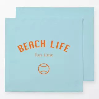 Servietten Vintage Beach Life Blau