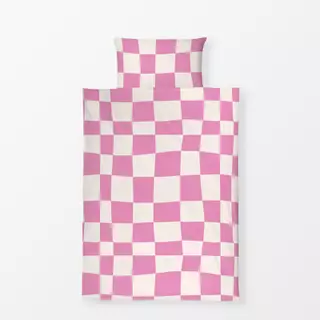 Bettwäsche Crazy Chessboard Pink