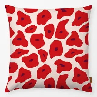 Kissen Poppy Pattern Red Smal