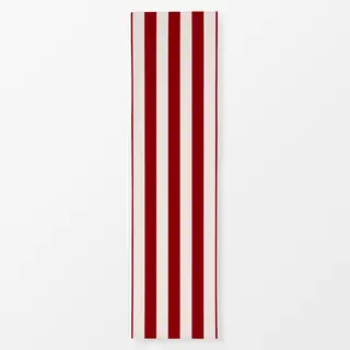 Tischläufer Rot-Creme
