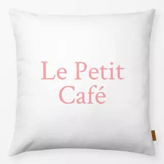 Kissen Vintage Le Petit Café