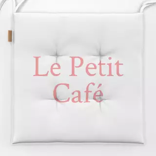 Sitzkissen Vintage Le Petit Café