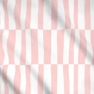 Meterware Weiß-Rosa