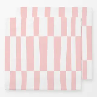Servietten Weiß-Rosa