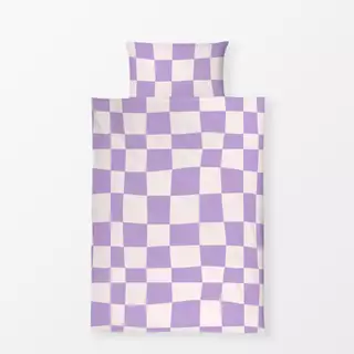 Bettwäsche Crazy Chessboard Violet