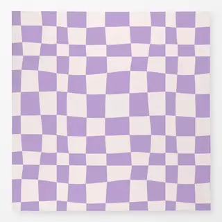Tischdecke Crazy Chessboard Violet